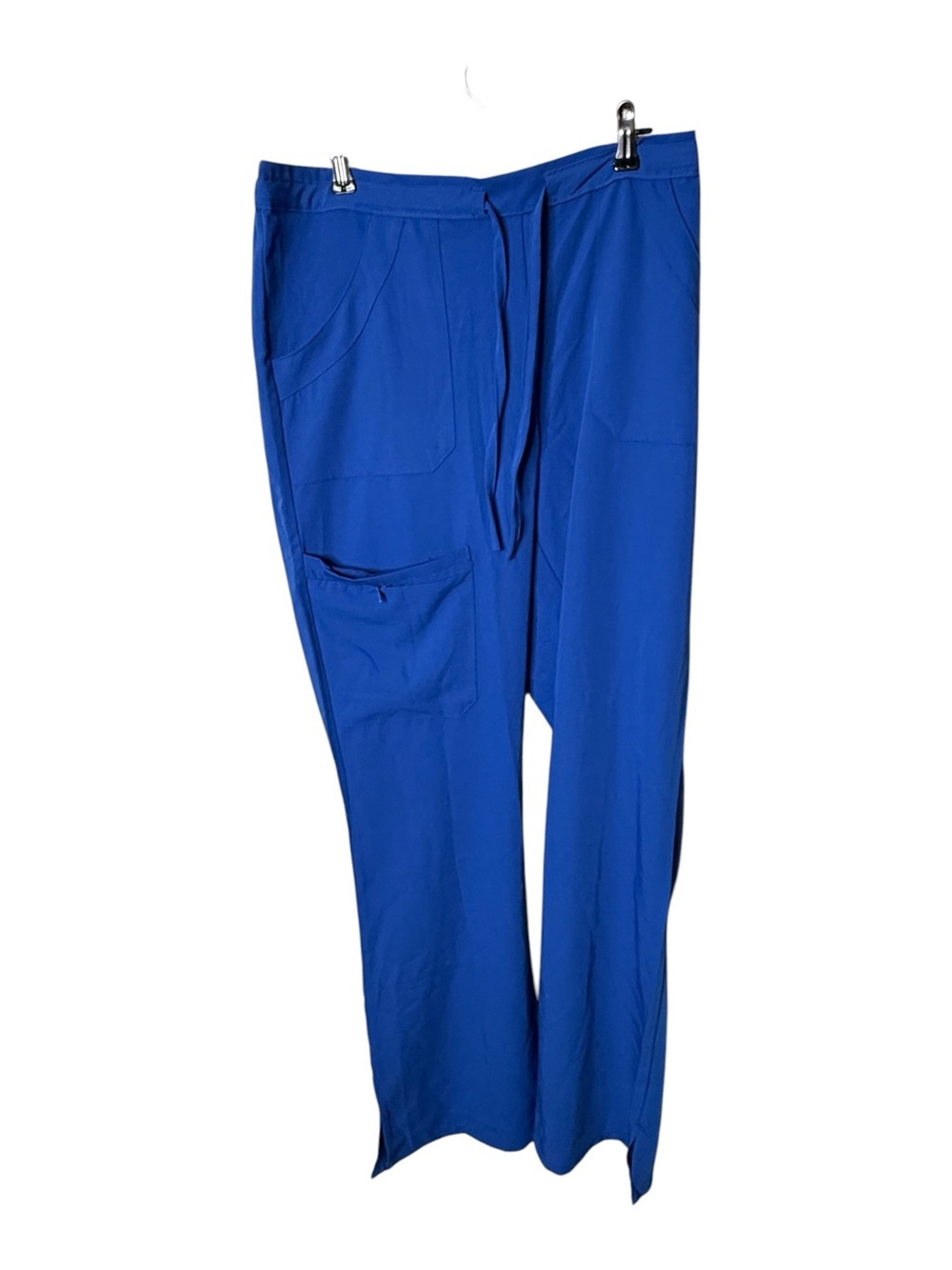 Jockey Royal Blue Multi-Pocket Drawstring Scrub Pants Size Small Tall NWT